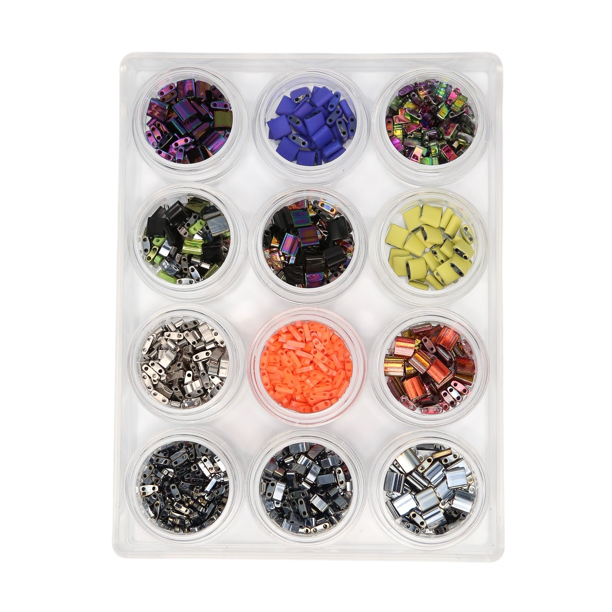 Mack & Rex Haunted Hex Tila Bead Color Pack - Quarter Tila Beads, 12 ...