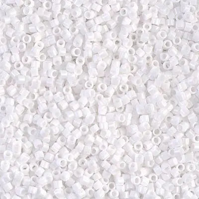 Shiny White D11-0200 | Seed Beads | D11-0200 | Miyuki Delicas 11/0