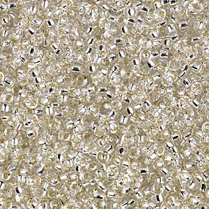 Silverlined Crystal 15/0 seed beads || RR15-0001 - Mack & Rex