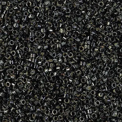 Smoky Obsidian Picasso 11/0 Delica Seed Beads || DB-2261 | D11B2261 | 11/0