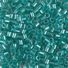Sparkling Aqua Green Lined Crystal 8/0 Delica || DBL-0904 || Miyuki Delica Seed Beads || Mack and Rex || Wholesale glass beads in bulk - Mack & Rex