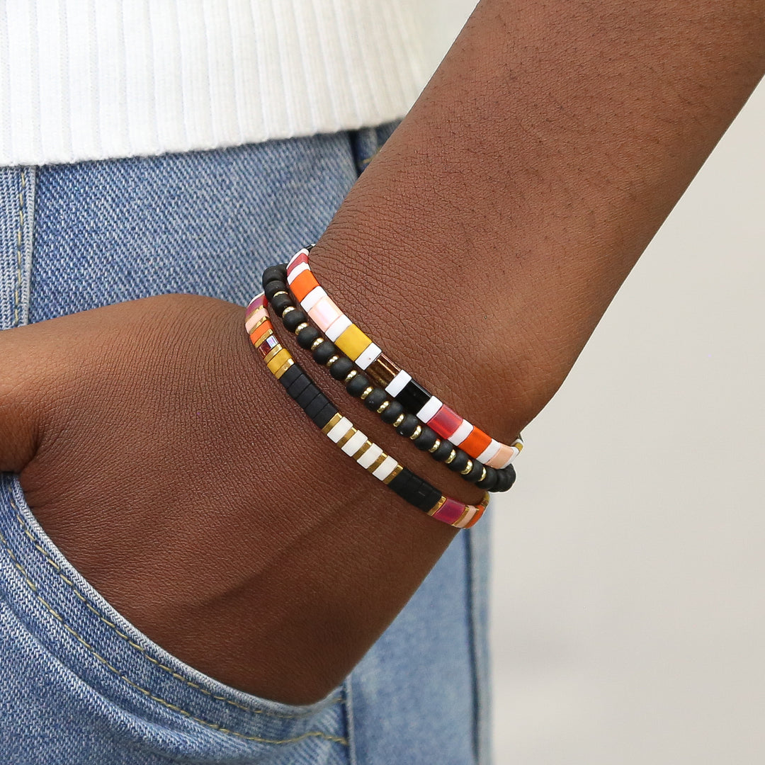 NIGHTFALL - Tila Bracelet Stack of 3