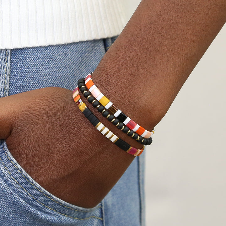 NIGHTFALL - Tila Bracelet Stack of 3