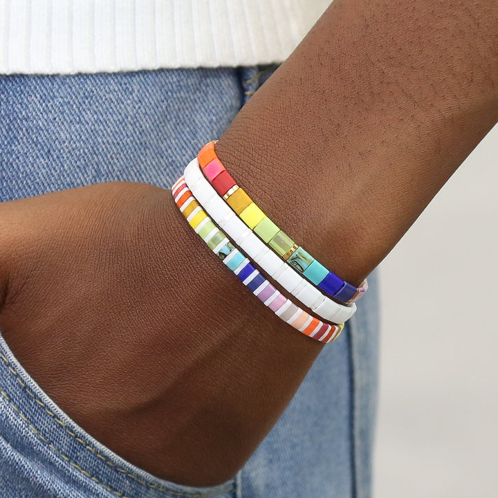 COLOR BLAZE - Tila Bracelet Stack of 3