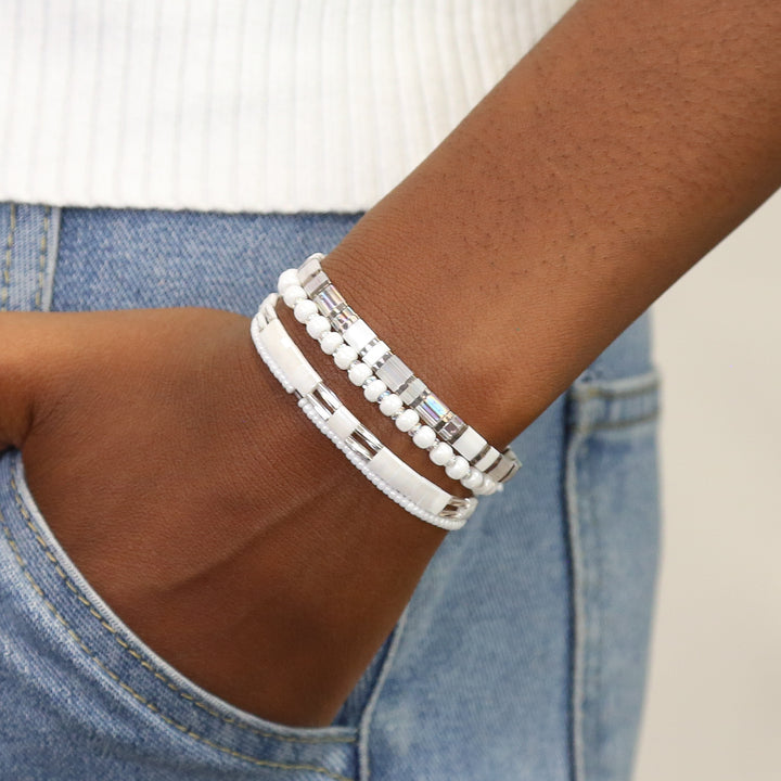 AVALANCHE - Tila Bracelet Stack of 4