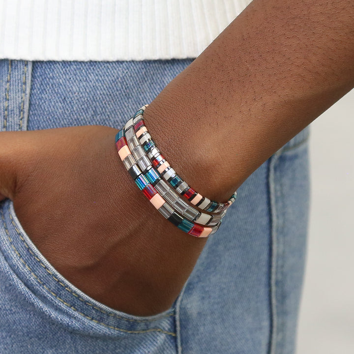 PARIS SMOKE - Tila Bracelet Stack of 3