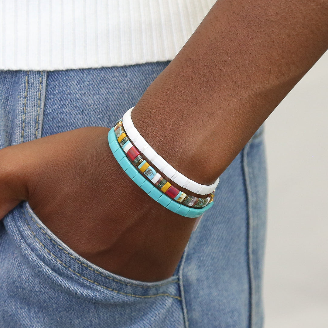 SURFER GIRL - Tila Bracelet Stack of 3