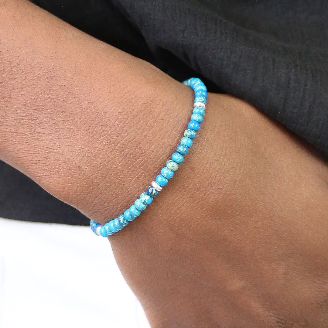 Gemstone Oval Collection - Stone Oval Accent Bracelets