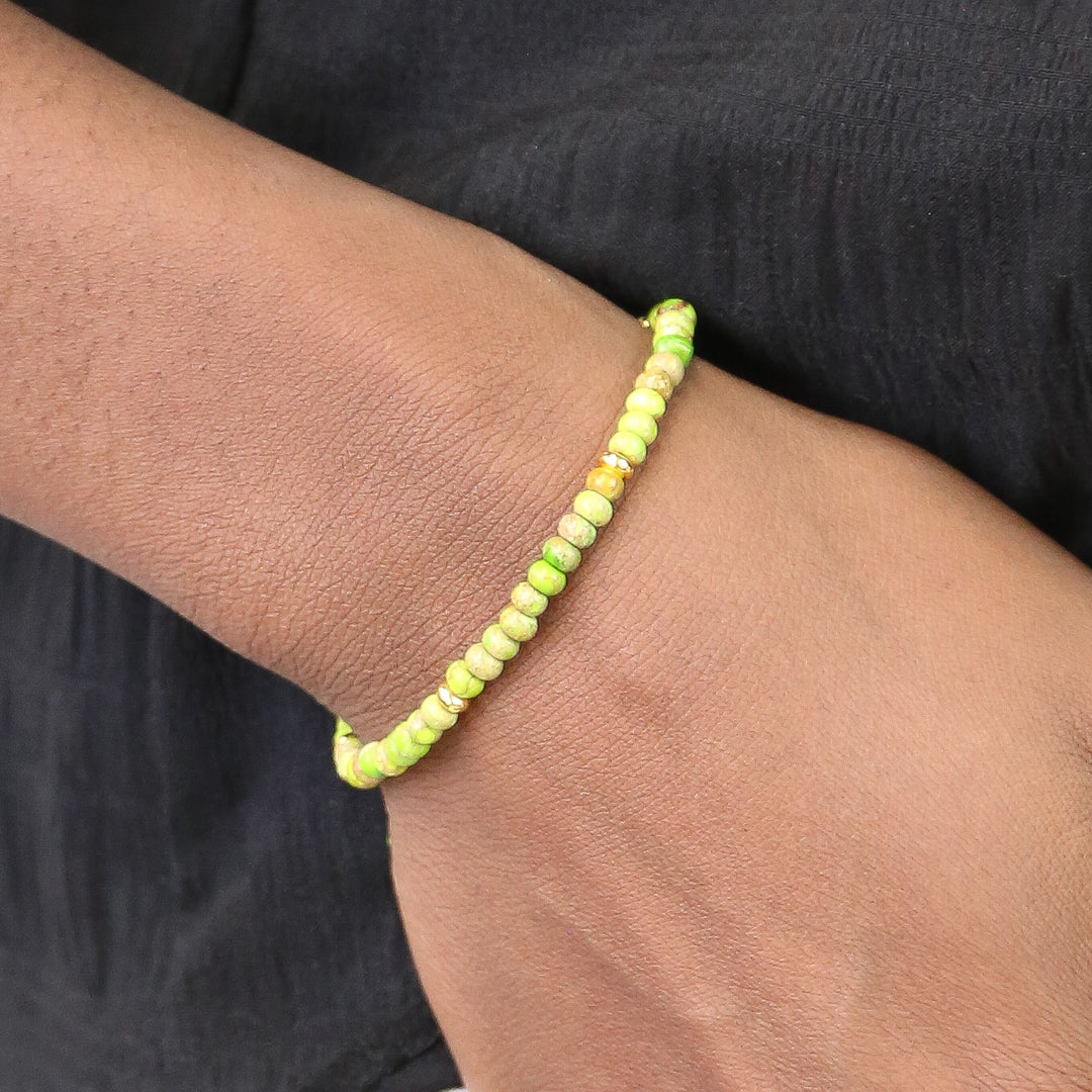 Gemstone Oval Collection - Stone Oval Accent Bracelets