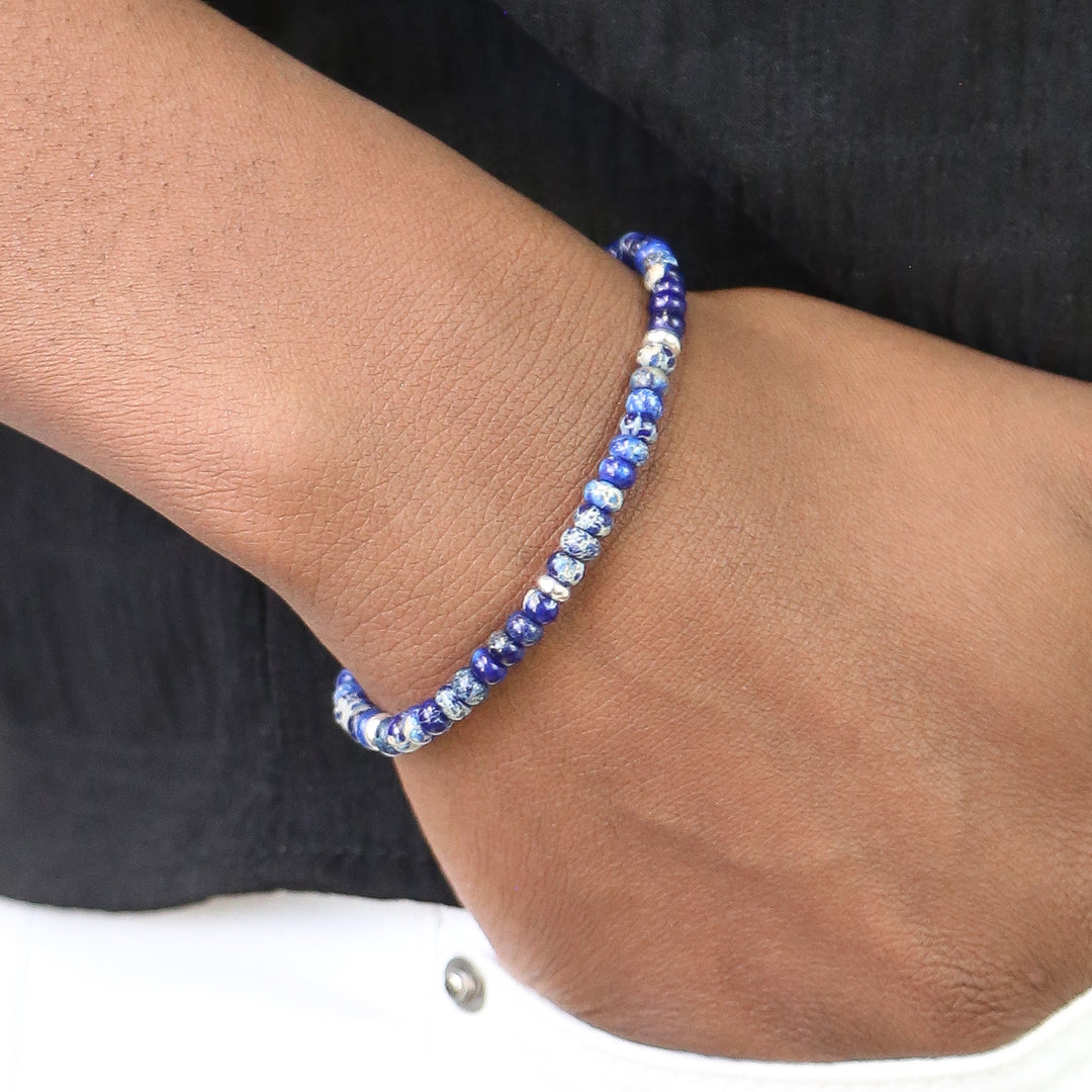 Gemstone Oval Collection - Stone Oval Accent Bracelets