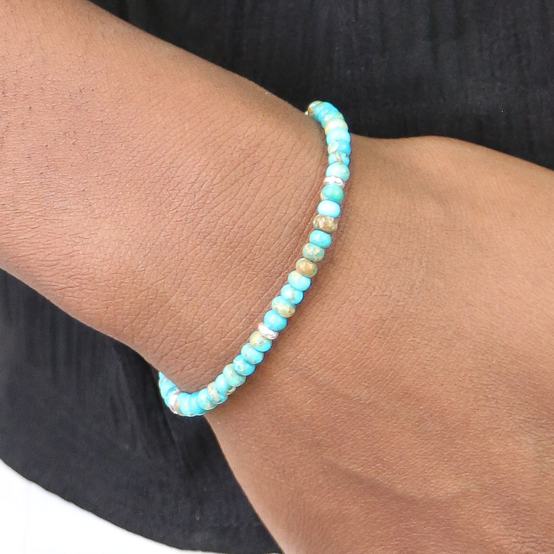 Gemstone Oval Collection - Stone Oval Accent Bracelets