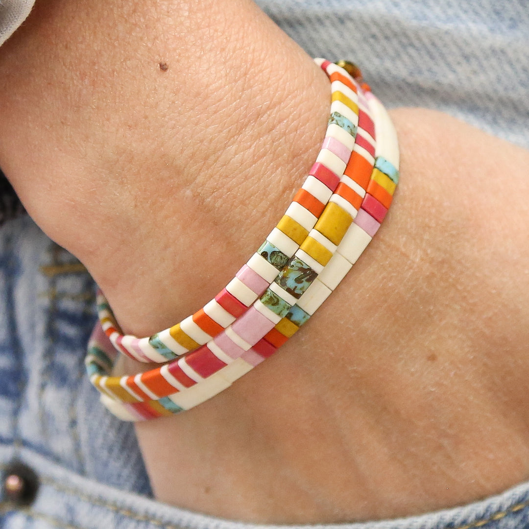 SUNSETTER - Tila Bracelet Stack of 3
