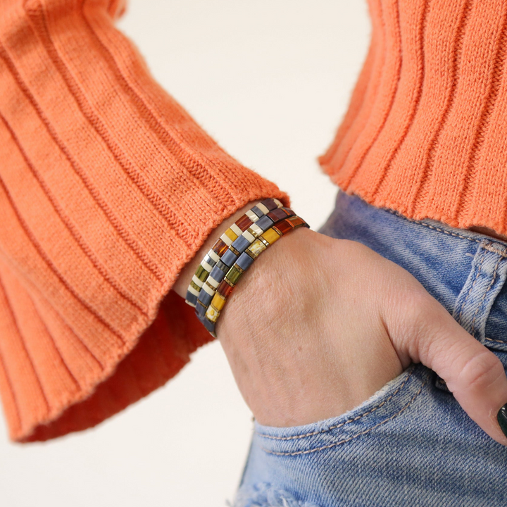 SWEATER WEATHER - Tila Bead Bracelets Stack