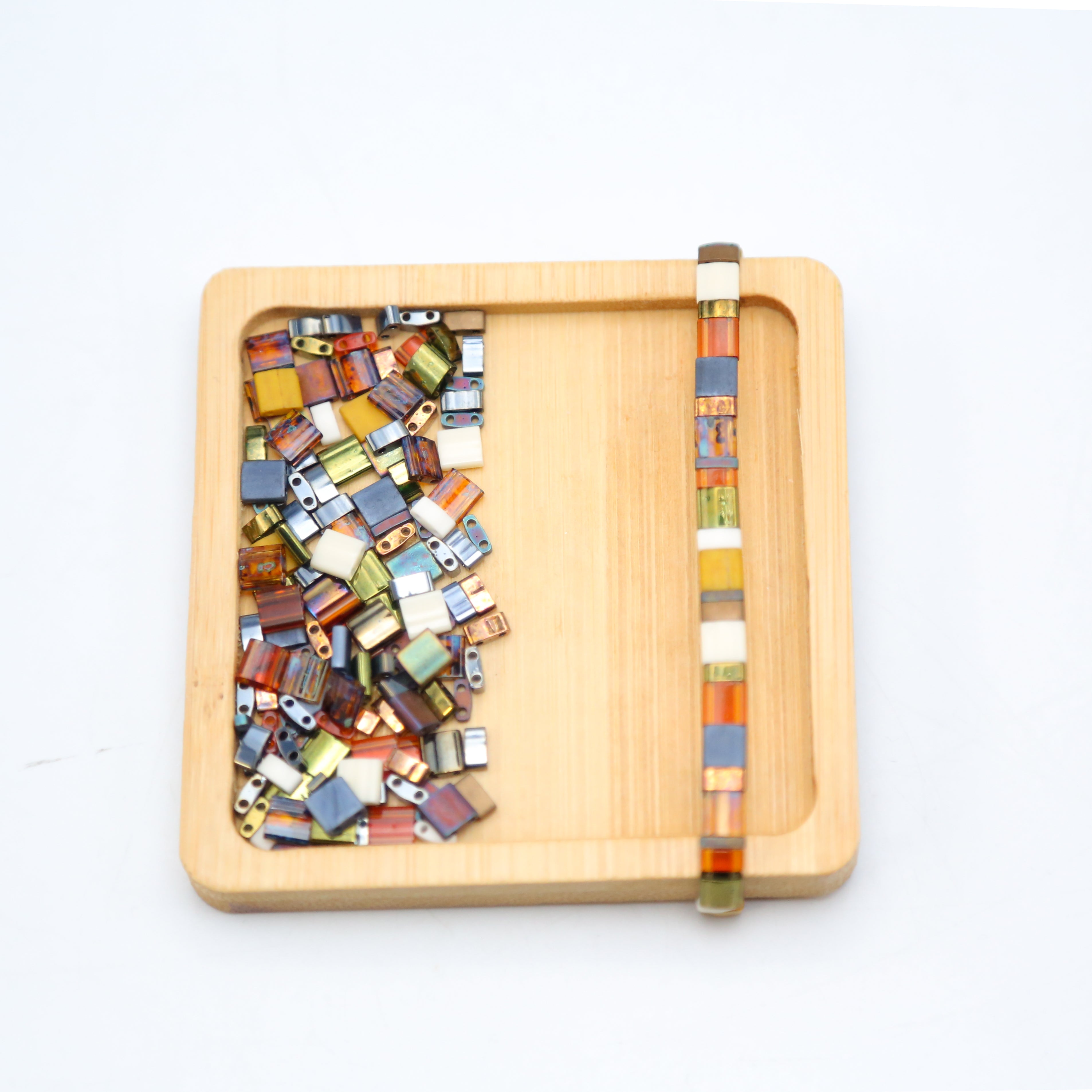 Mack & Rex Sweater Weather Tila Bead Mix – Earthy Fall Palette