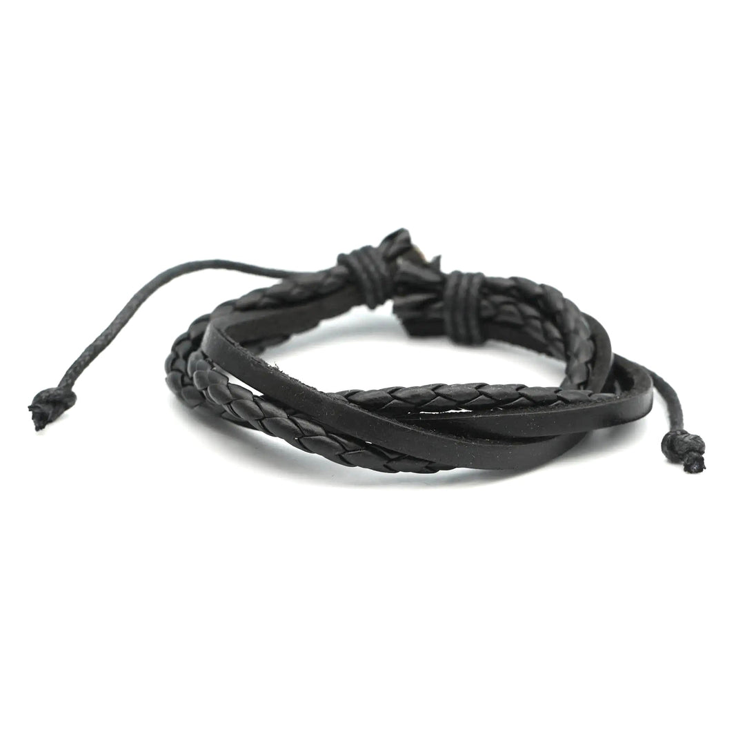 TETHER - Men's Leather Multi-Strand Bracelet - Mack & Rex