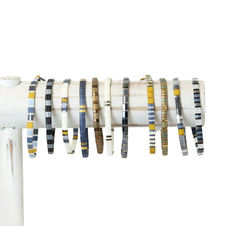 TIMBER AND STONE - Tila Bead Bracelets