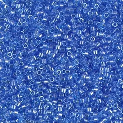 Transparent Azure Luster 11/0 delica beads || DB1230