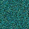 Transparent Emerald AB 15/0 seed beads || RR15-0295 - Mack & Rex