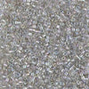 Transparent Gray Mist AB 11/0 delica beads || DB1251
