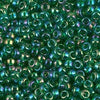 Transparent Green AB 8/0 seed beads || RR8-0179 - Mack & Rex