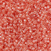 Transparent Pink Grapefruit Luster 11/0 Delica Seed Beads