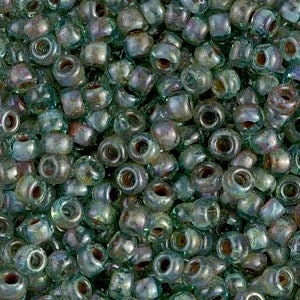 Transparent Sea Foam Picasso 8/0 seed beads || RR8-4506 - Mack & Rex
