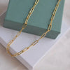 Load image into Gallery viewer, VELORE - Paperclip Chain Necklace GOLD OR SILVER - Mack &amp; Rex