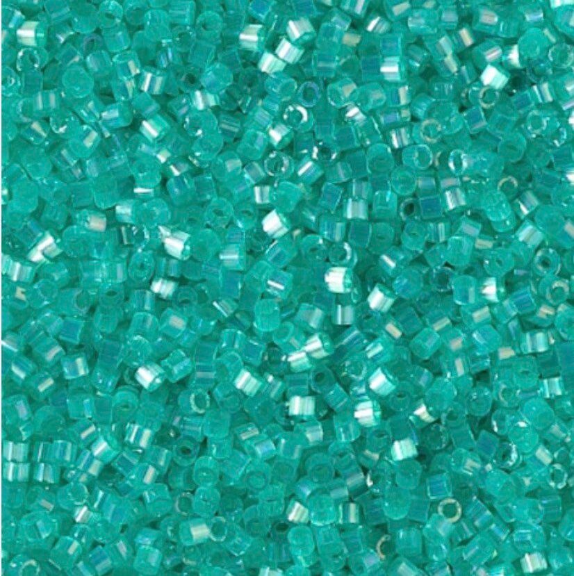 Waterfall Aqua Satin 11/0 Delica Seed Beads || DB-1869 | 11/0 delica beads || DB1869