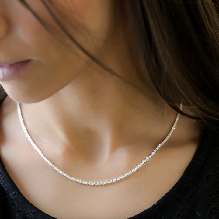 WATERFALL | 925 Sterling Silver Chain Necklace