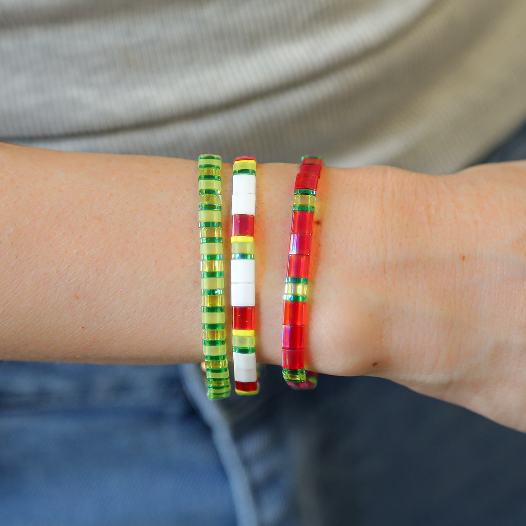 WATERMELON - Tila Bead Bracelet | Single