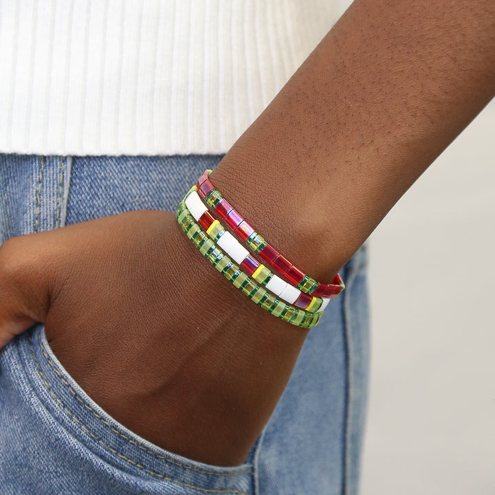 WATERMELON SUGAR - Tila Bracelet Making Kit - 3 Bracelets