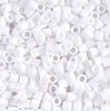 White Opaque Delica Beads 8/0 8 0 || D8B0200 || Miyuki Delica Seed Beads