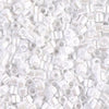 White Pearl Ceylon 8/0 Delica || DBL-0201 || Miyuki Delica Seed Beads || Mack and Rex || Wholesale glass beads in bulk - Mack & Rex