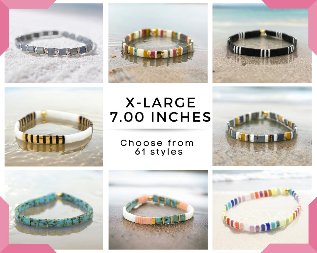 X-LARGE Bracelets - 7.00 Inches - 91 STYLES