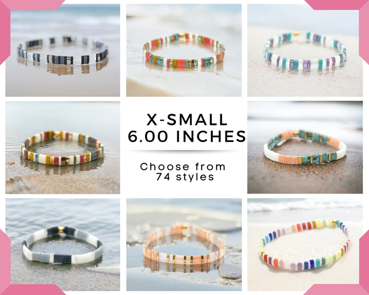 X-SMALL Bracelets - 6.00 Inches - 68 STYLES