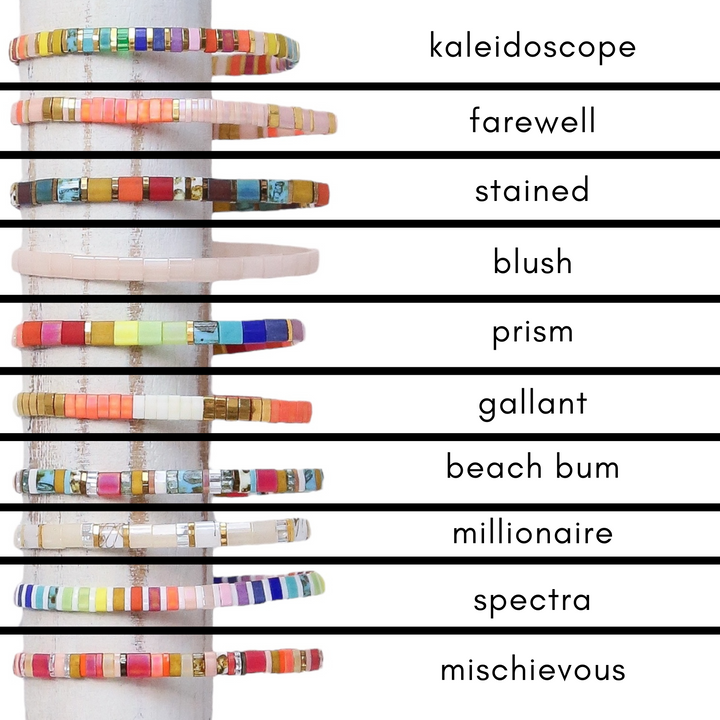 COLOR POP - Tila Bead Bracelets