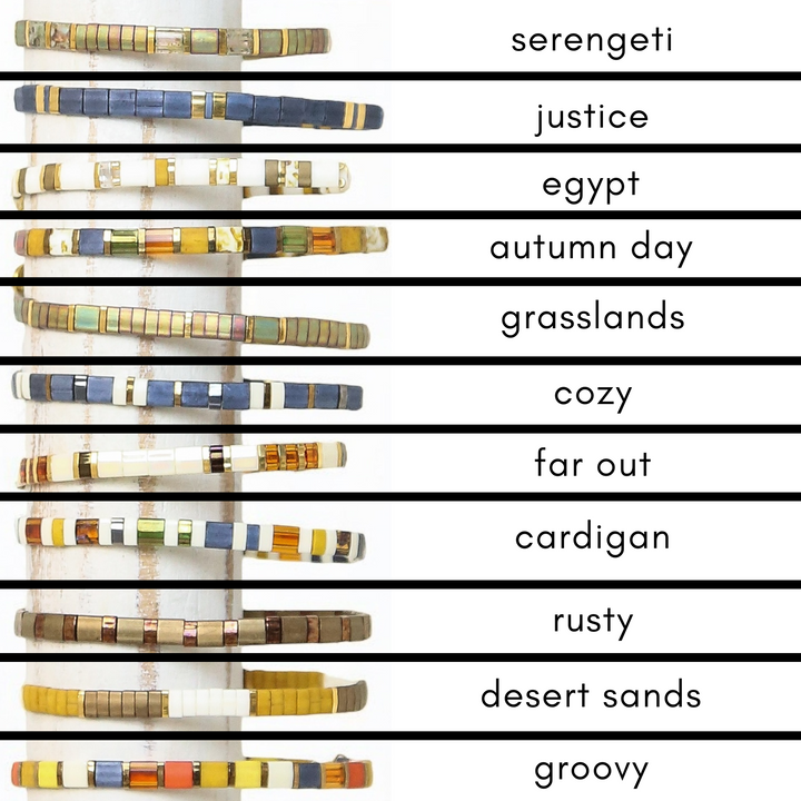 DESERT CANYON - Tila Bead Bracelets