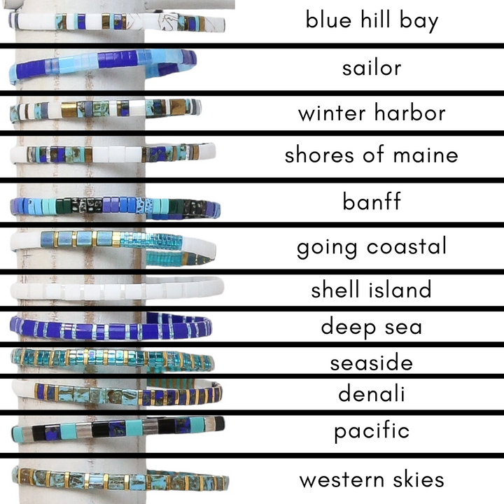 GLACIER DRIFT - Tila Bead Bracelets
