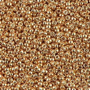 Galvanized Gold 15/0 seed beads - 25 GRAMS || RR15-0182 || Miyuki rocaille 15/0 || Bulk seed beads || Wholesale 15/0 glass beads | RR15-1053