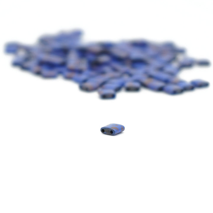 Dirty Dark Blue - Tila Beads Specialty colors TL6040- flat square glass tile beads for jewelry