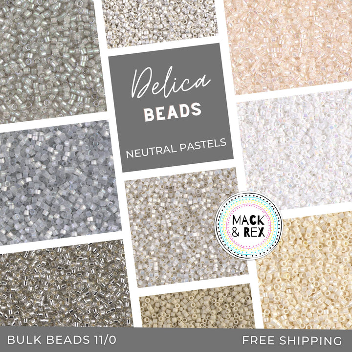 11/0 Neutral Delica Beads | Wholesale Miyuki Seed Beads for Jewelry Making