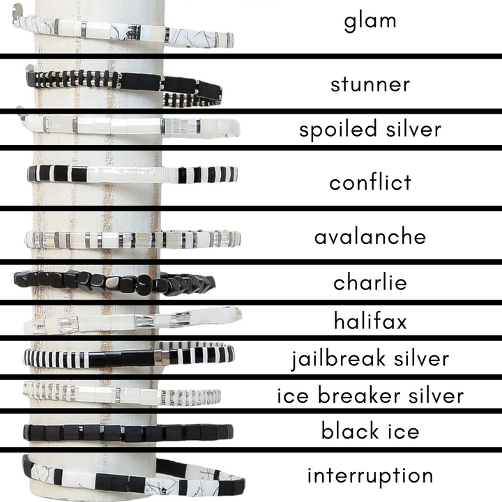 INK AND ICE - Tila Bead Bracelets