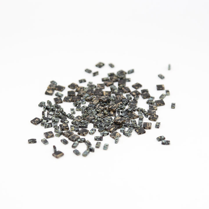 SMOKY OBSIDIAN PICASSO - 4511 - Black Bead Mix