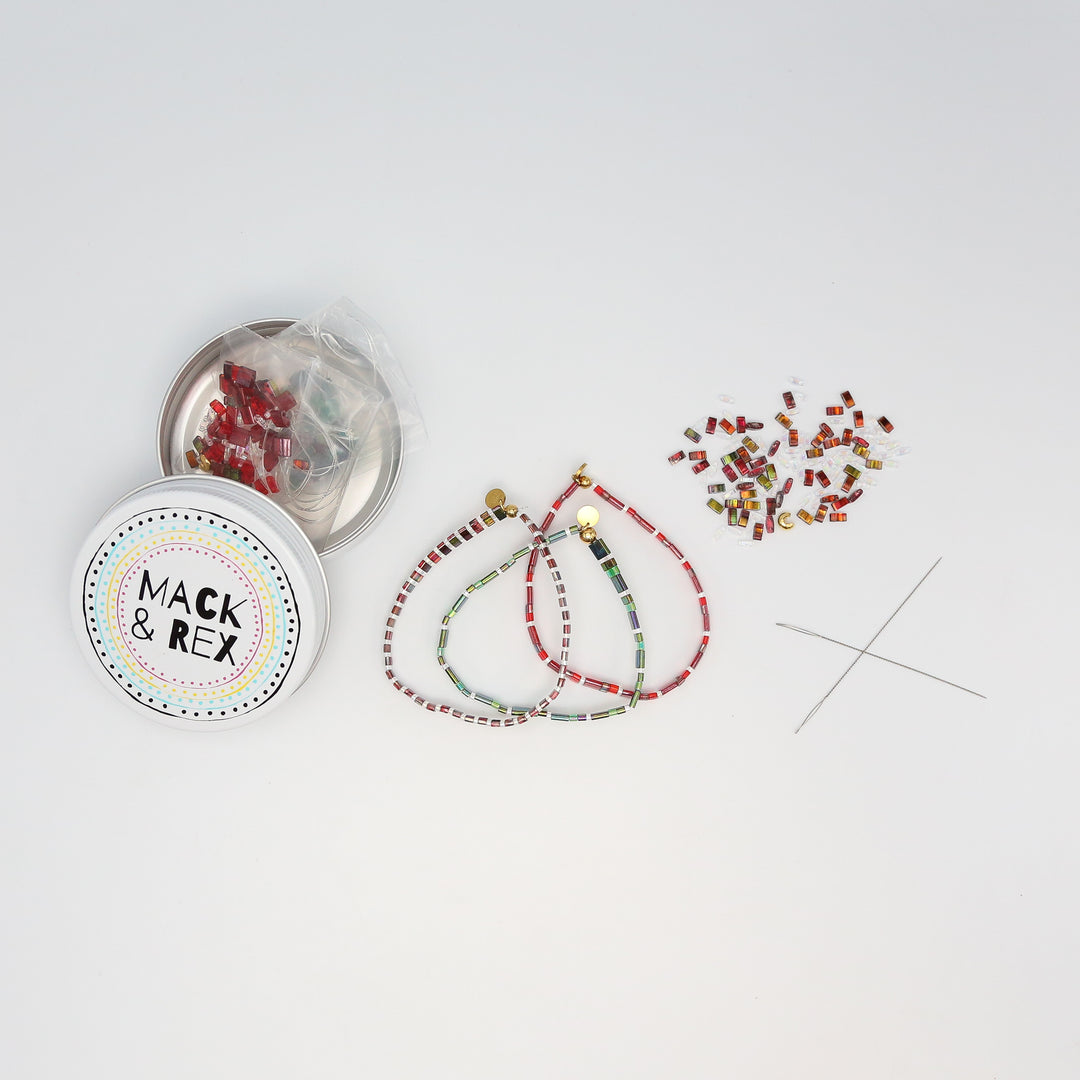 Mack & Rex product with colorful beads on a white background