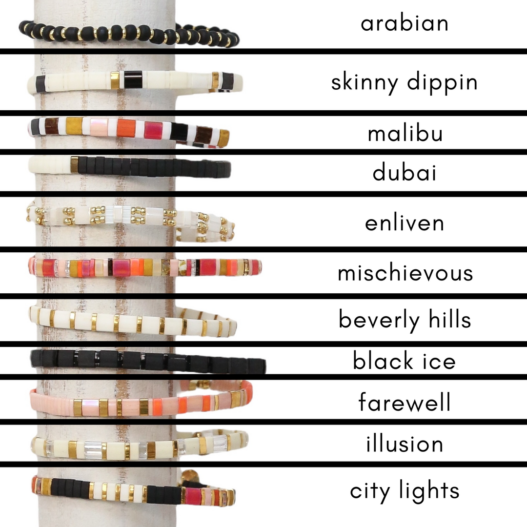 SPICED SANGRIA - Tila Bead Bracelets