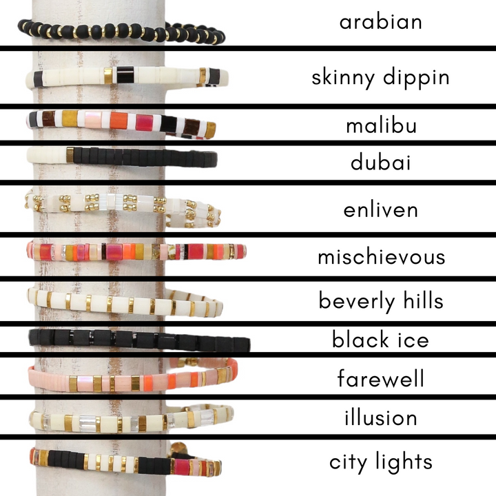 SPICED SANGRIA - Tila Bead Bracelets