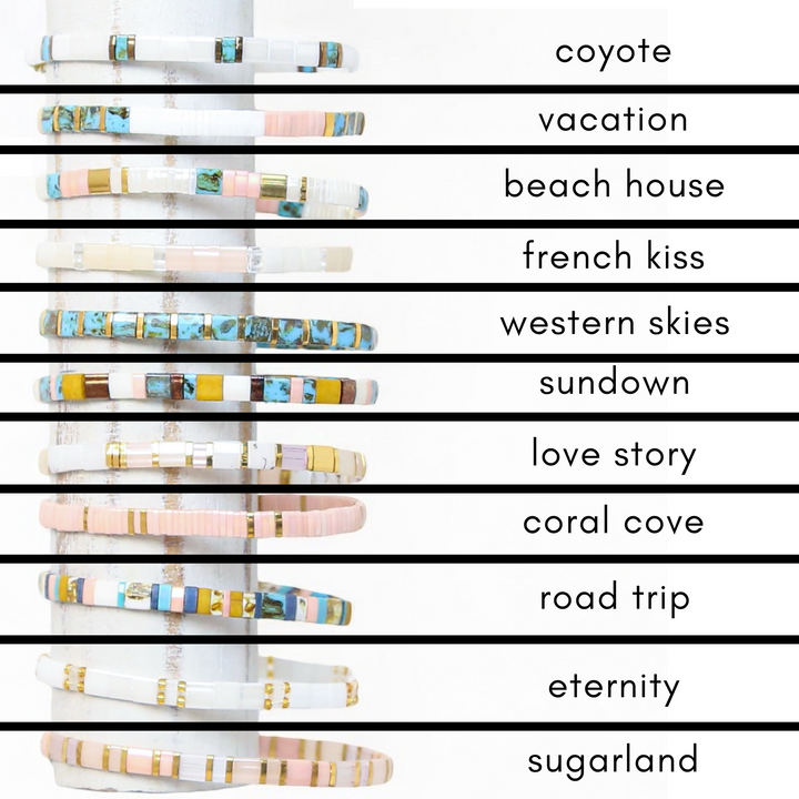 SUNKISSED SANDS - Tila Bead Bracelets