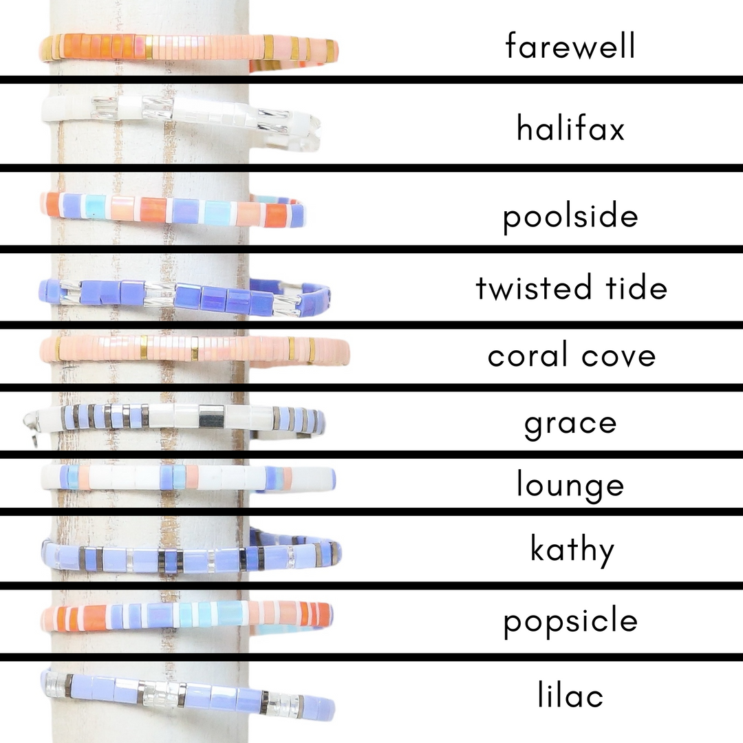 SUNSET SORBET - Tila Bead Bracelets