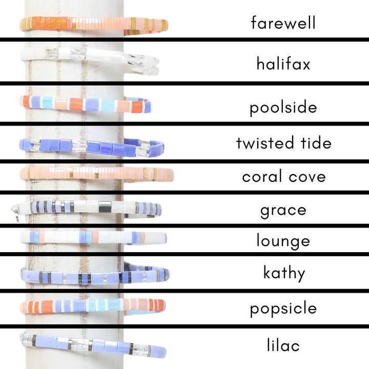 SUNSET SORBET - Tila Bead Bracelets
