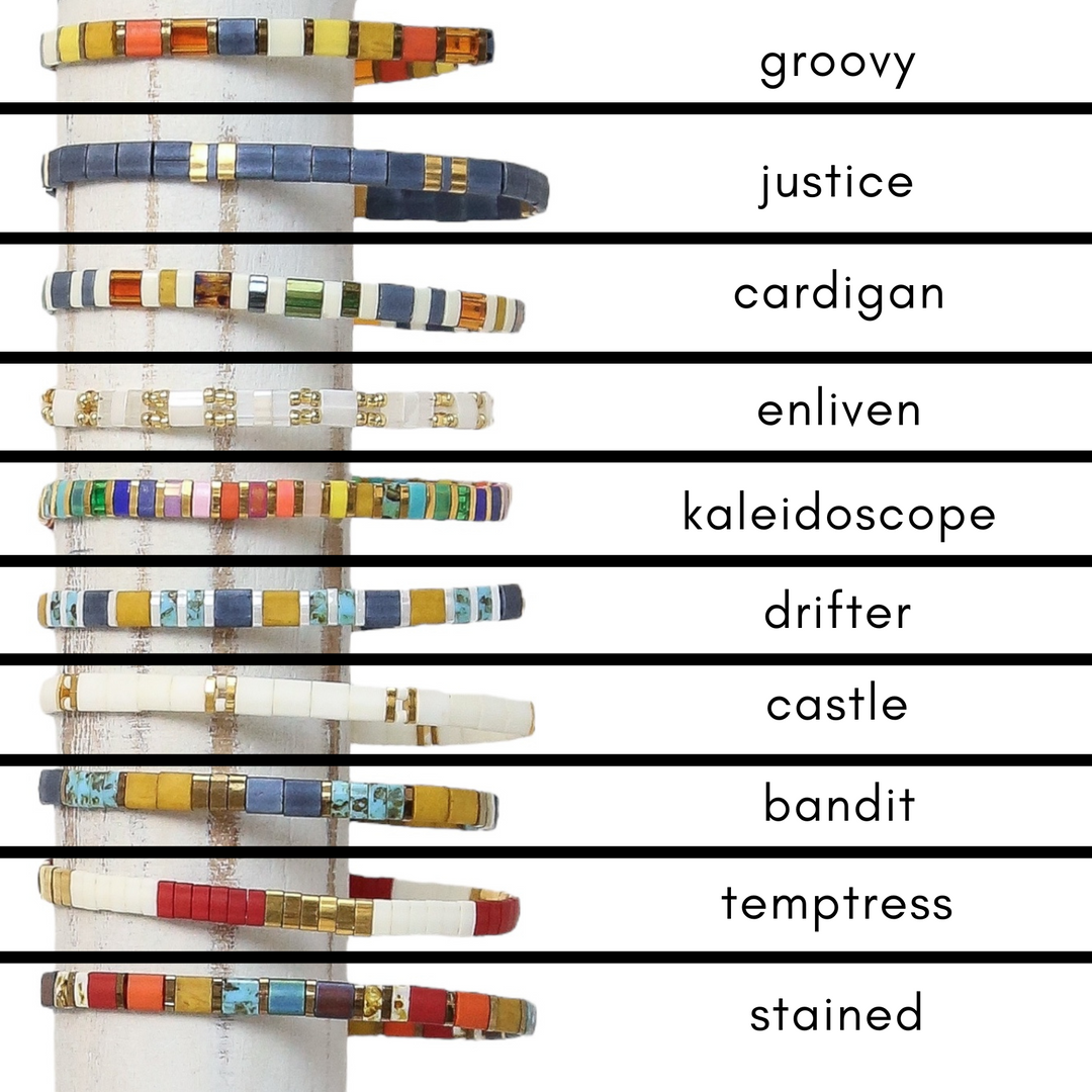 TERRACOTTA TRAIL - Tila Bead Bracelets